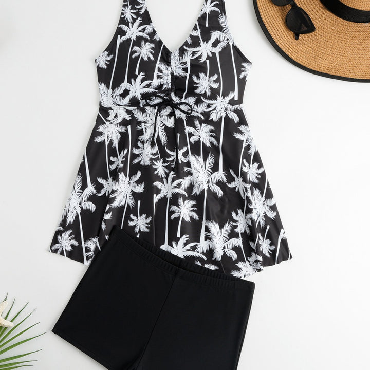 Damen Tankini-Set mit floralen Akzenten und bequemen Shorts Echo Archiv