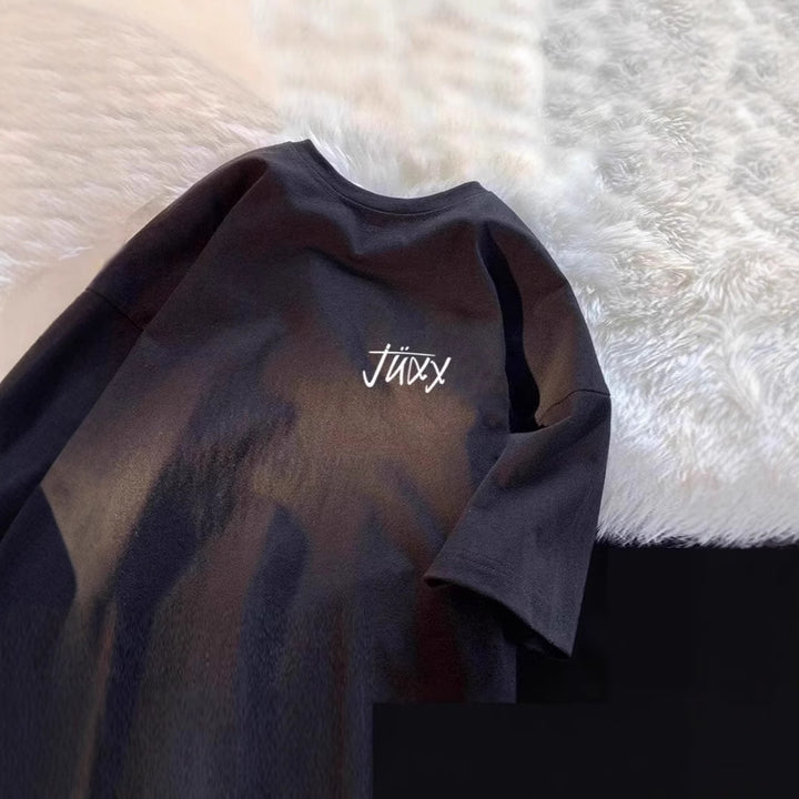 Unisex Lässiges Oversized T-Shirt mit kreativem Aufdruck Echoarchiv