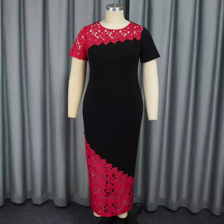 Damen elegantes Spitzenkleid mit modernen Akzenten Echo Archiv