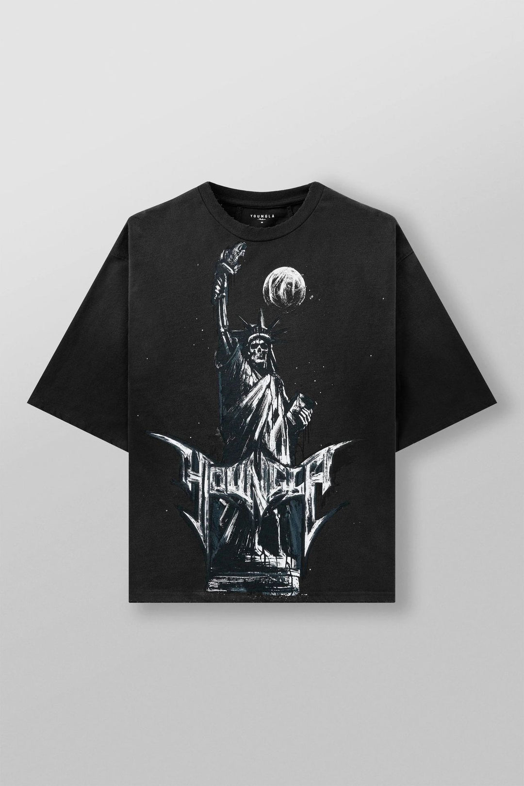 Herren Künstlerische Grafik Übergröße T-Shirt Echoarchiv