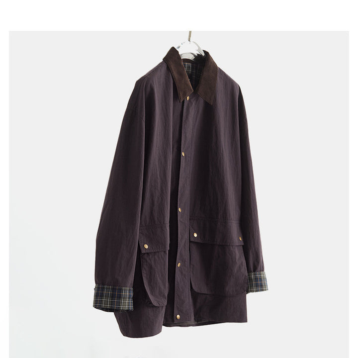 Damen Urbane Utility-Jacke mit hohem Kragen Echoarchiv