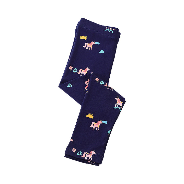 Mädchen Leggings mit buntem Einhorn-Design Echo Archiv
