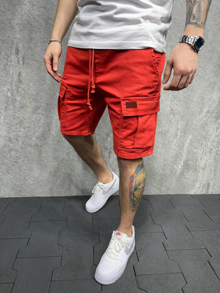 Herren Cargo-Shorts mit praktischen Seitentaschen und verstellbarem Gummizug Echoarchiv