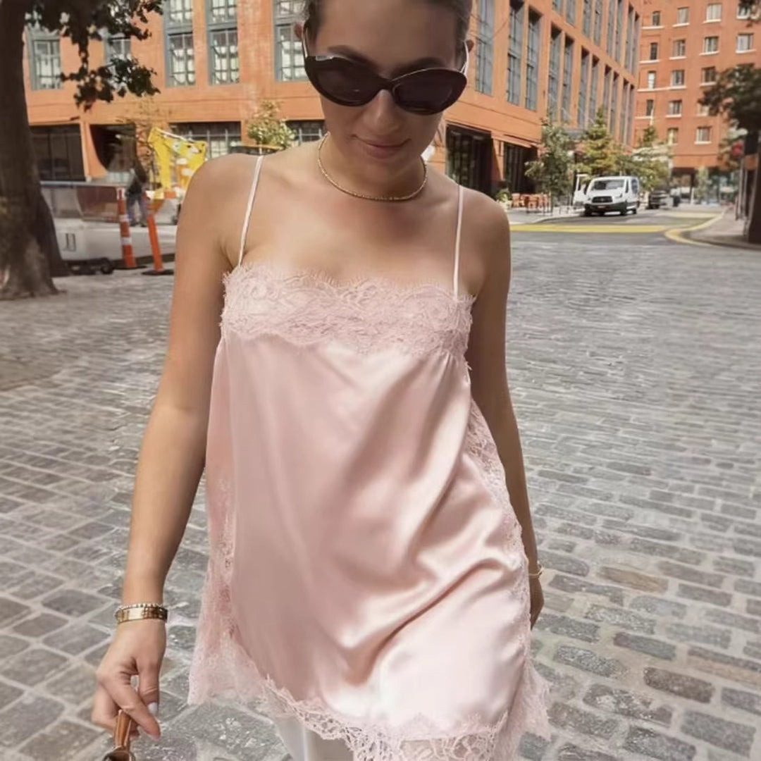 Damen Spitzentop mit zartem Saum Echo Archiv