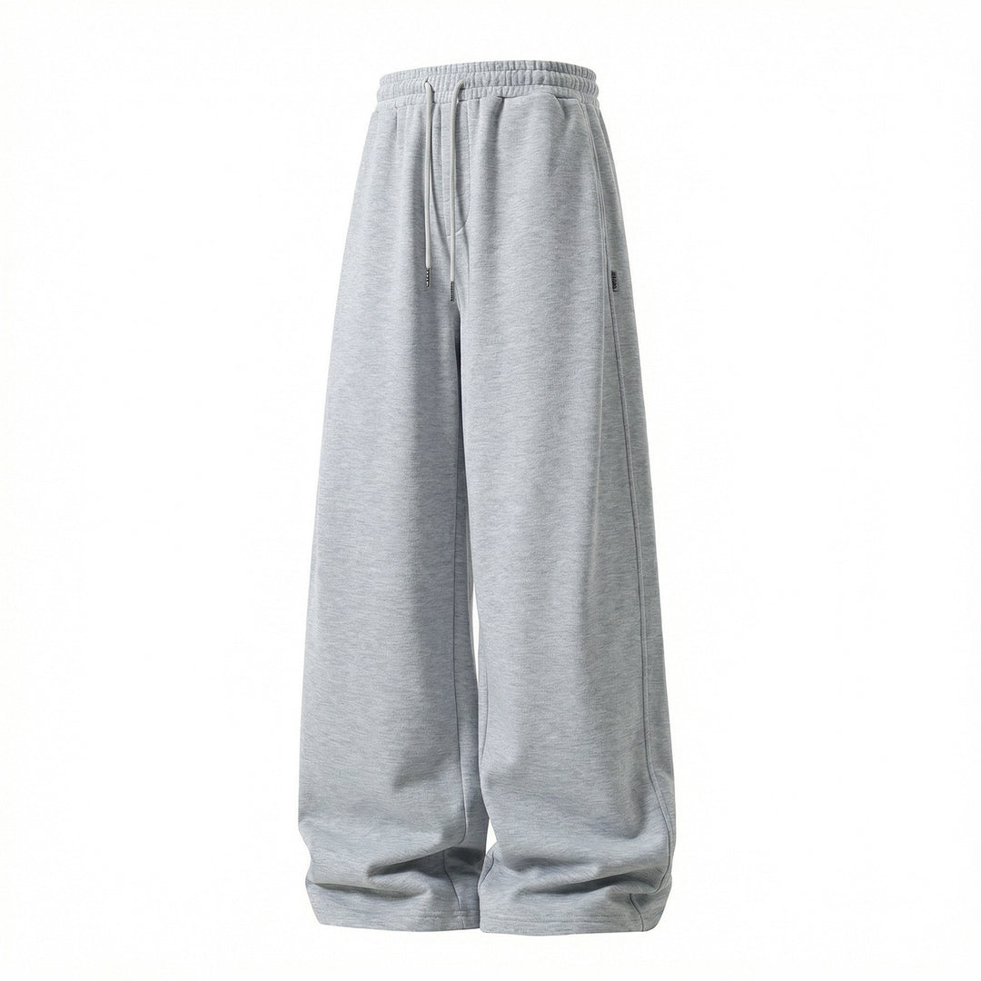 Unisex Weite Palazzo-Sweathose aus French-Terry mit elastischem Kordelbund und Eingrifftaschen Echo Archiv