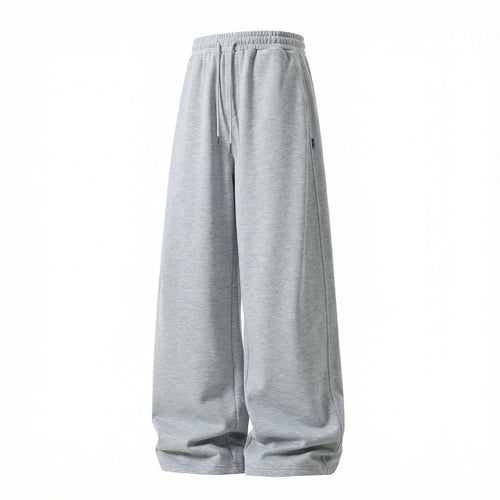 Unisex Weite Palazzo-Sweathose aus French-Terry mit elastischem Kordelbund und Eingrifftaschen Echo Archiv