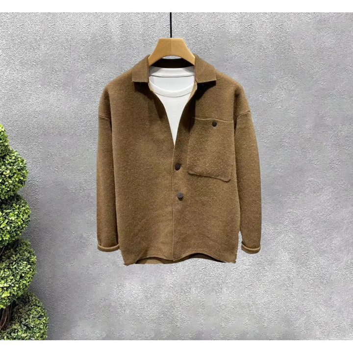 Herren lässige Überhemdjacke mit praktischer Brusttasche und modernem Schnitt Echoarchiv