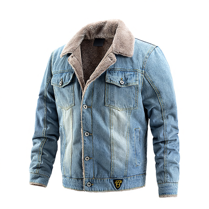 Herren Übergangsjacke mit angeschnittenem Fellkragen Echo Archiv