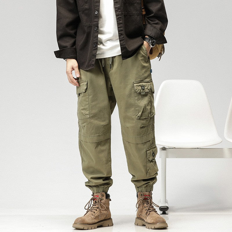 Herren Cargo-Joggerhose mit ergonomischen Kniepaneelen, Tunnelzugbund und elastischen Bündchen Echo Archiv