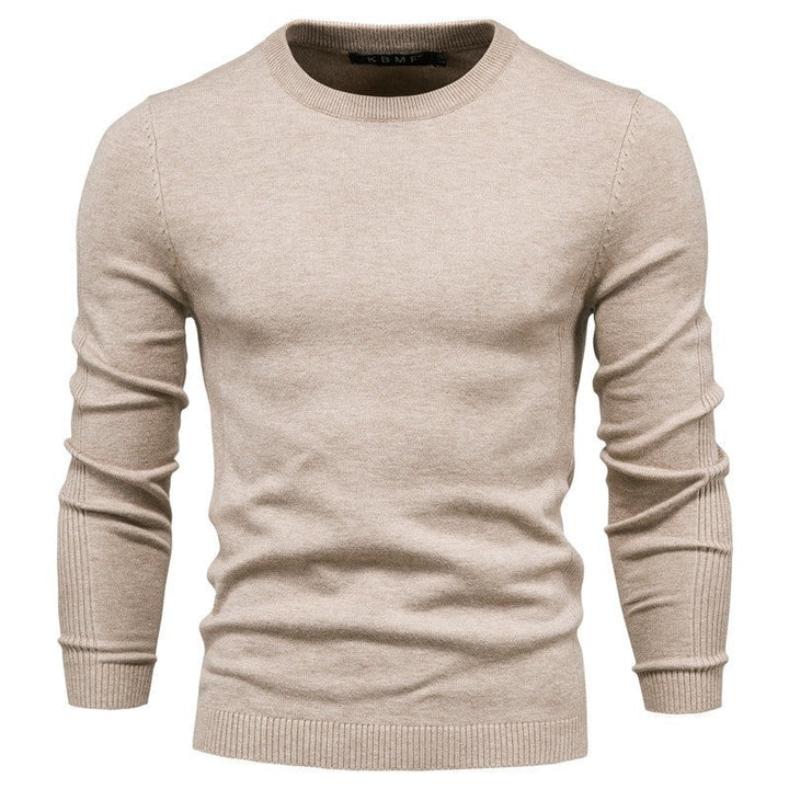 Herren Rundhals Pullover aus hochwertiger Baumwolle – Norvane
