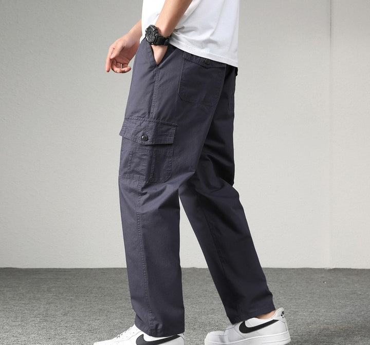 Herren Cargo-Hosen mit multifunktionalen Taschen und atmungsaktivem Stoff Echoarchiv