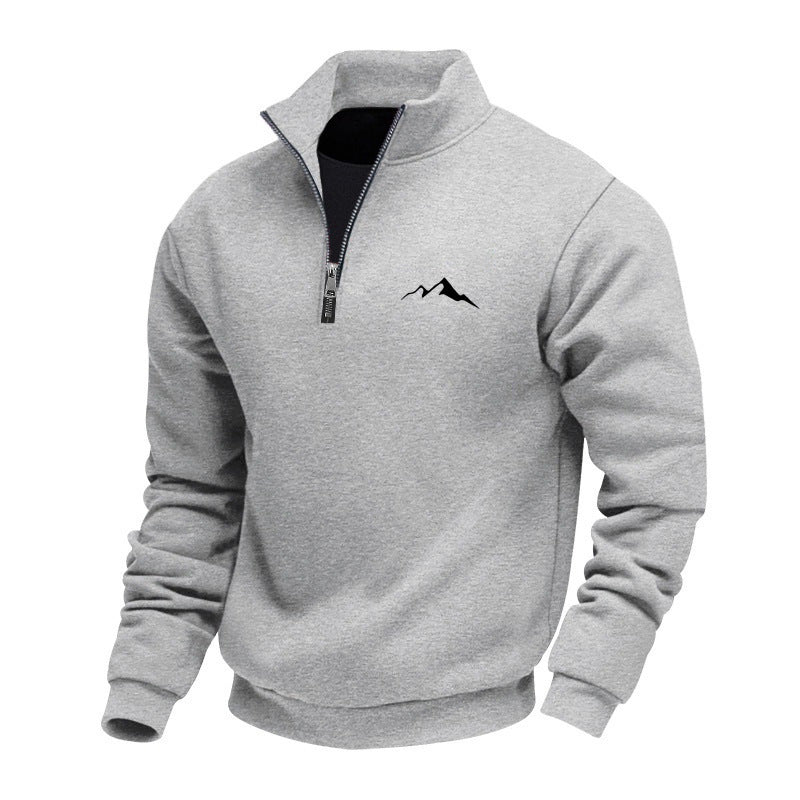 Herren Sweatshirt mit kurzem Reißverschluss Echoarchiv