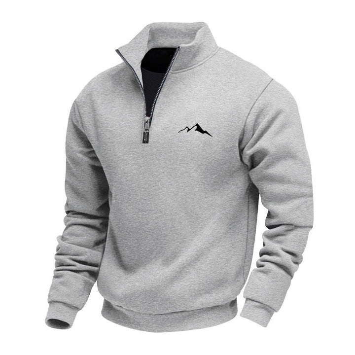 Herren Sweatshirt mit kurzem Reißverschluss Echoarchiv