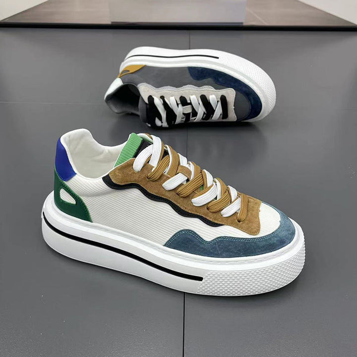 Damen Modische Sneakers mit hoher Plateausohle und atmungsaktiver Struktur Echo Archiv