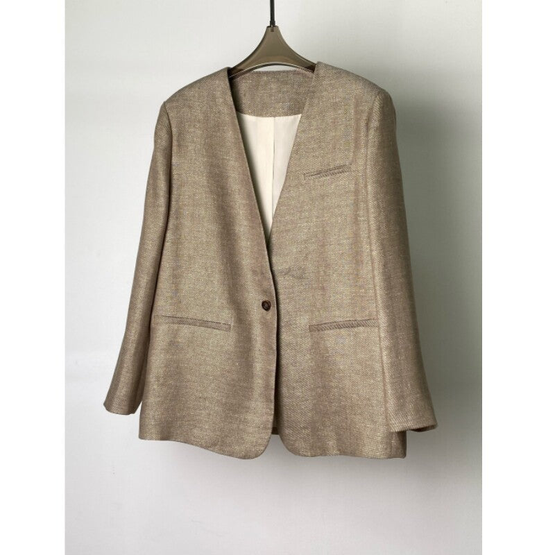 Damen Eleganter Blazer mit weichem Stoff Echoarchiv