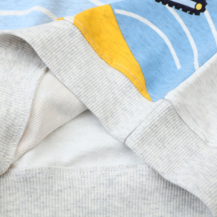 Jungen Sweatshirt mit aufregendem Baustellenfahrzeug-Motiv Echo Archiv
