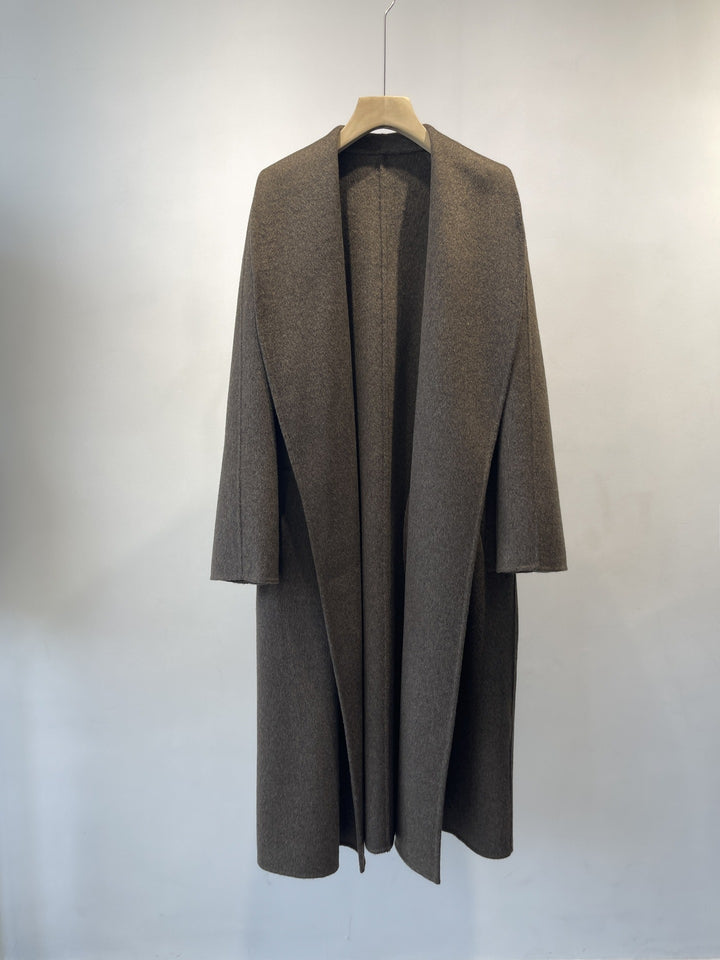 Damen Oversized Eleganter Offener Mantel Echoarchiv