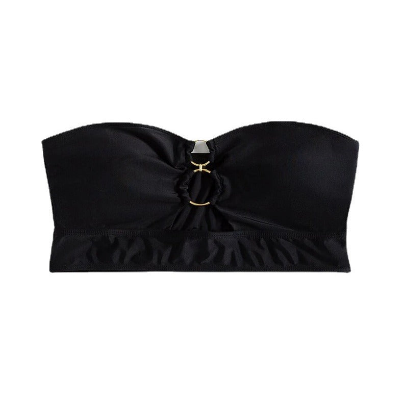 Damen Bandeau-Bikinioberteil mit dekorativen Ringakzenten Echo Archiv