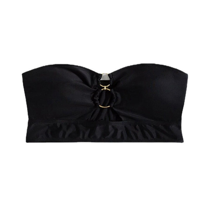 Damen Bandeau-Bikinioberteil mit dekorativen Ringakzenten Echo Archiv