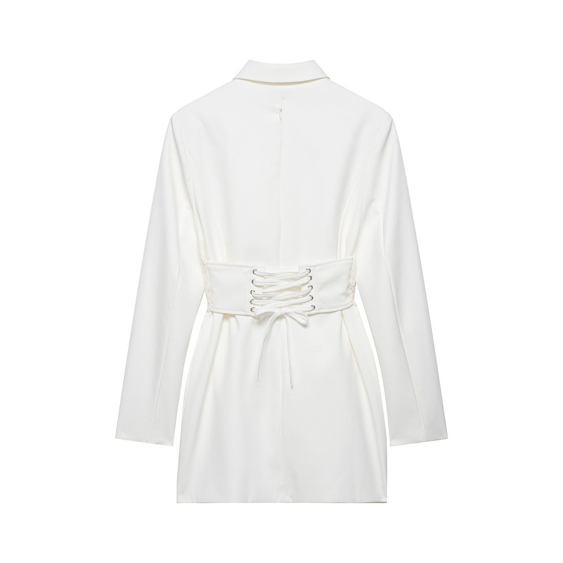 Damen Tailliertes Blazerkleid mit eingearbeiteter Spitzen‑Korsage Echo Archiv