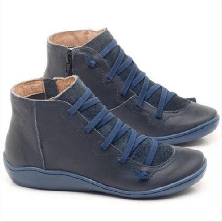 Damen Komfort-Ankleboot mit elastischer Schnürung und ergonomischer Komfortsohle Echoarchiv