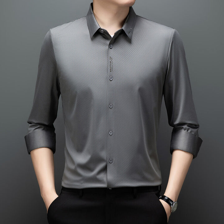Herren elegante, atmungsaktive Hemdbluse Echoarchiv