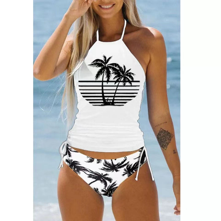 Damen Tankini mit floralem Muster und verstellbaren Trägern Echo Archiv