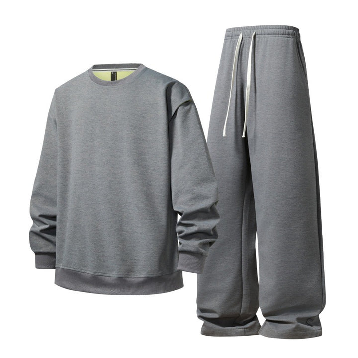 Damen Stylisches Sweatshirt und Sporthose Set Echoarchiv