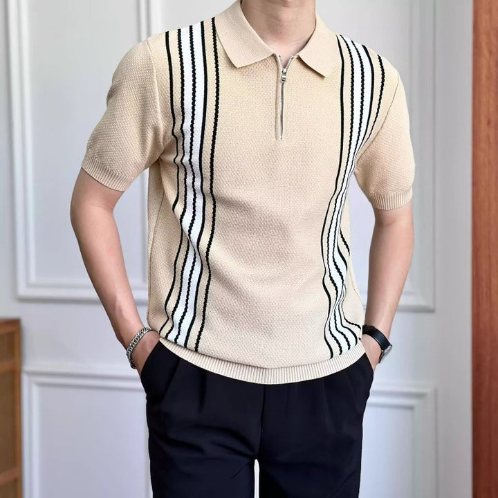 Stylisches Polohemd für Herren mit Reißverschluss Echo Archive