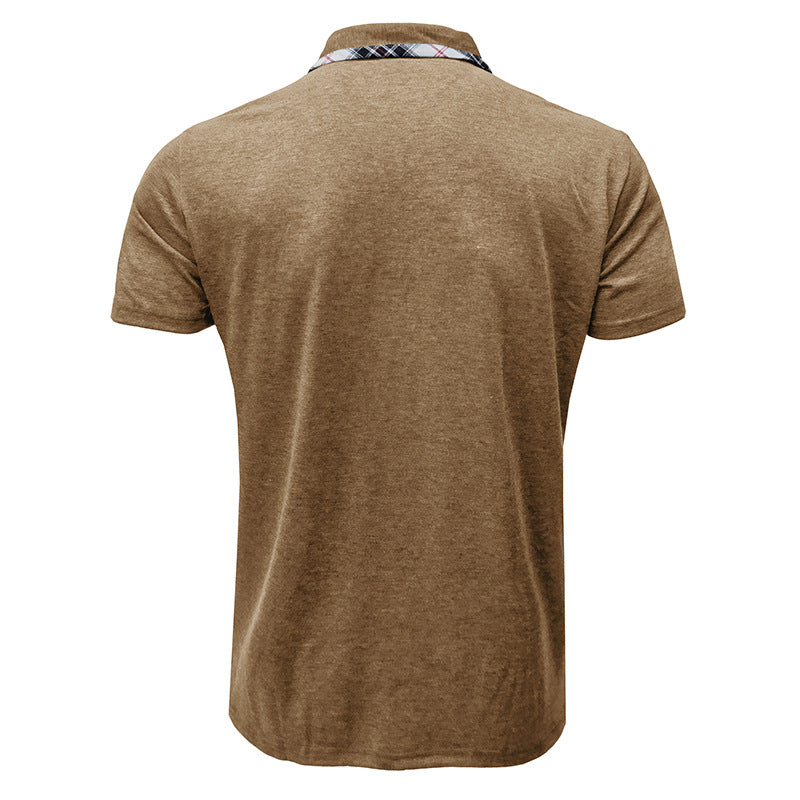 Herren Polohemd mit modernem Kragen und praktischer Brusttasche Echoarchiv