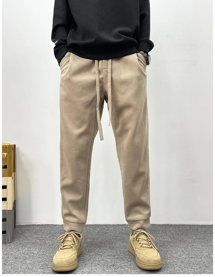 Herren Lässige Sweatpants mit elastischem Bund Echoarchiv
