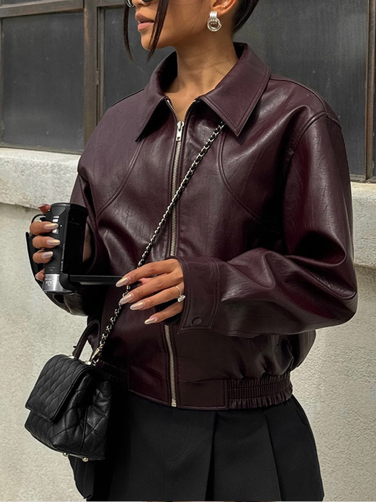 Damen Oversized Übergangsjacke mit nahtlosem Design und praktischen Taschen Echo Archiv