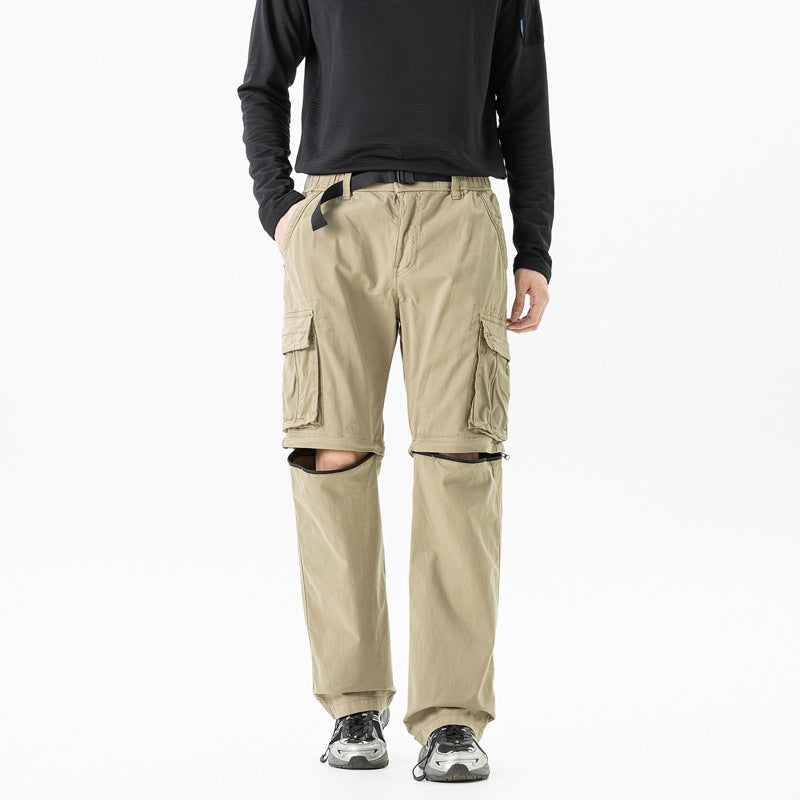 Herren Modulare Cargohose mit Reißverschluss-Beinabtrennung und Multifachtaschen Echo Archiv
