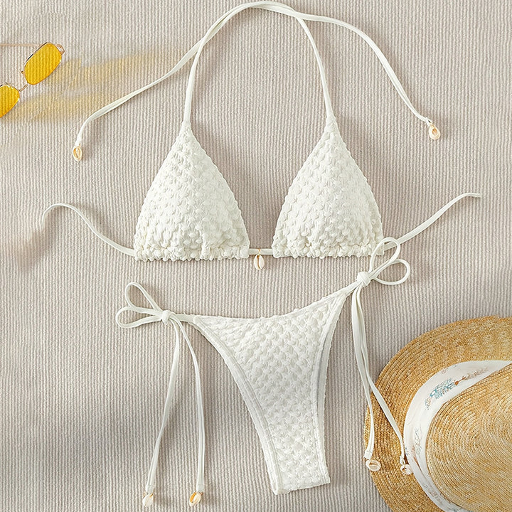 Damen Triangel-Bikini mit raffiniertem Strukturdesign Echo Archiv