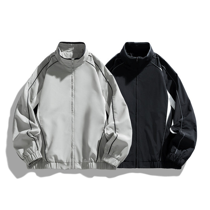 Herren Leichte Sportjacke mit Stehkragen Echo Archiv