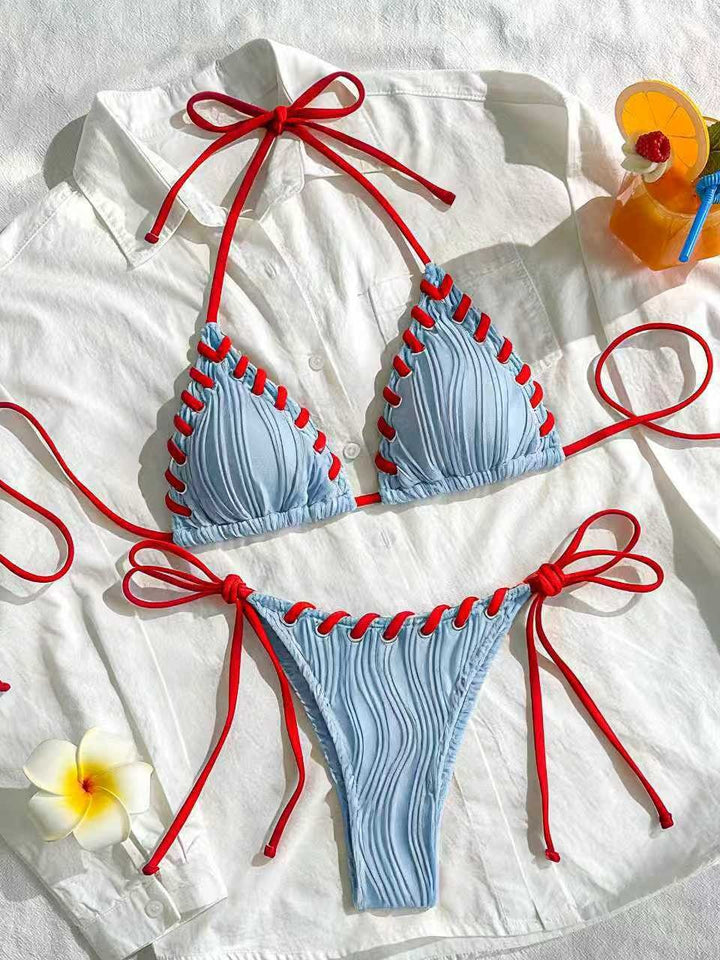 Damen Bikini-Set mit elegantem Rüschendesign und verstellbaren Trägern Echo Archiv