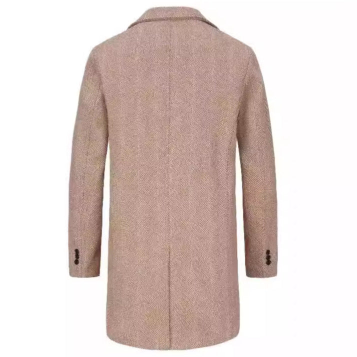 Herren eleganter Woll-Trenchcoat Echoarchiv