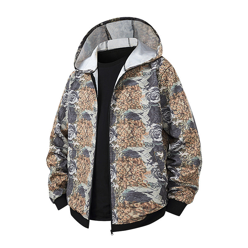 Damen Künstlerische Kapuzenjacke Echo Archiv