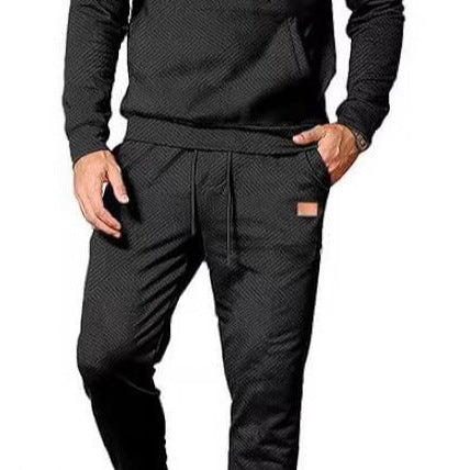 Herren lässiges Hoodie-Set mit stylischen Details Echoarchiv