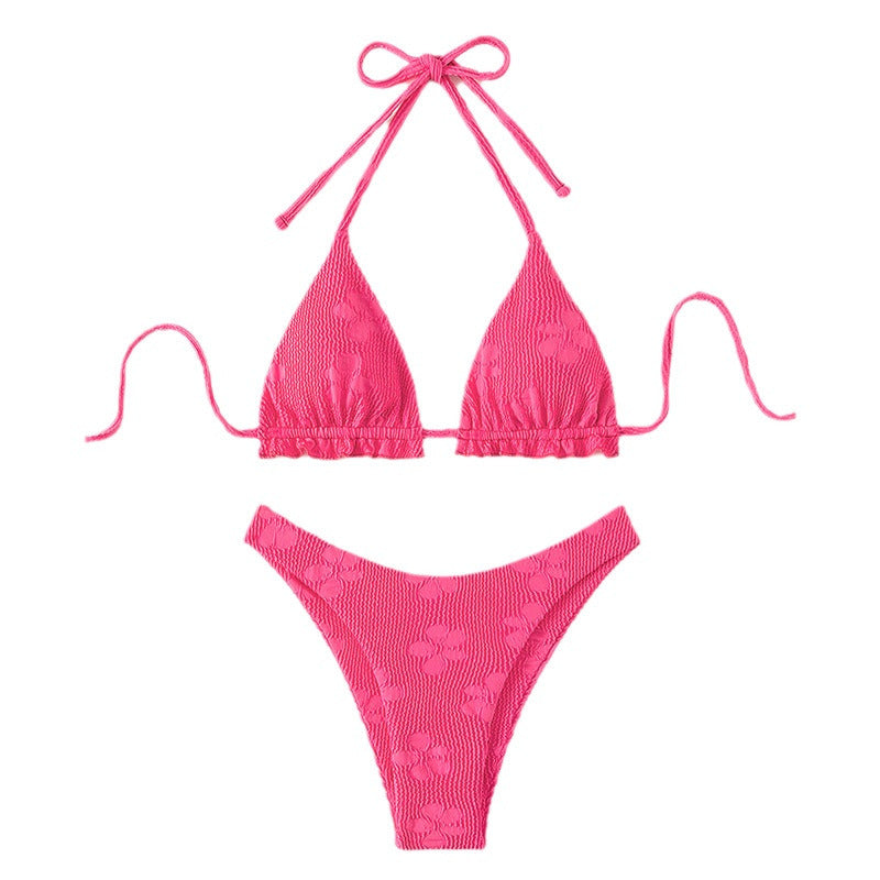 Damen Triangel-Bikini mit raffinierten Rüschen- und Bindedetails Echo Archiv