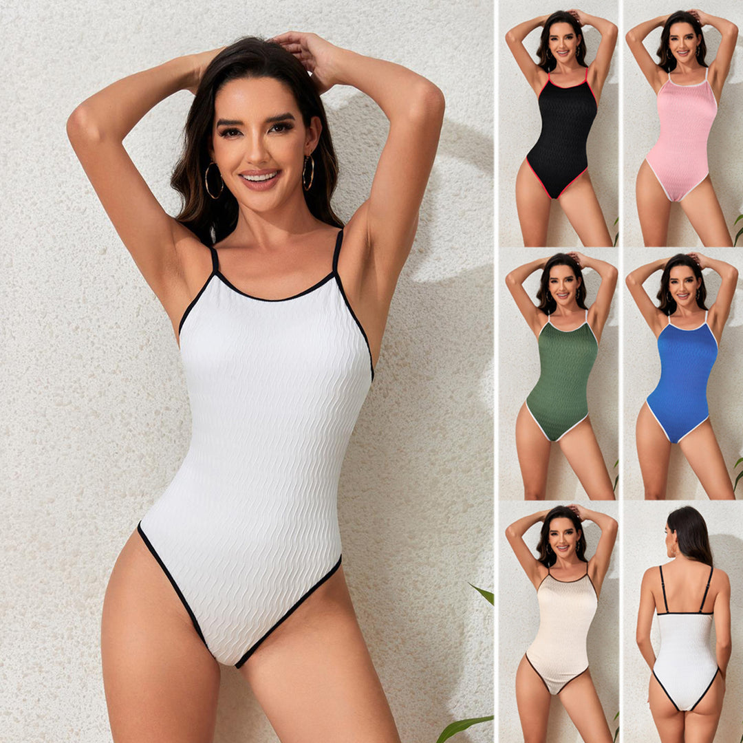 Damen Eleganter und bequemer einteiliger Badeanzug Echo Archiv