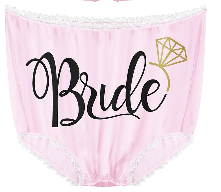 Unisex übergroßer Satin-Spaßslip mit elastischem Bund – Valdoro