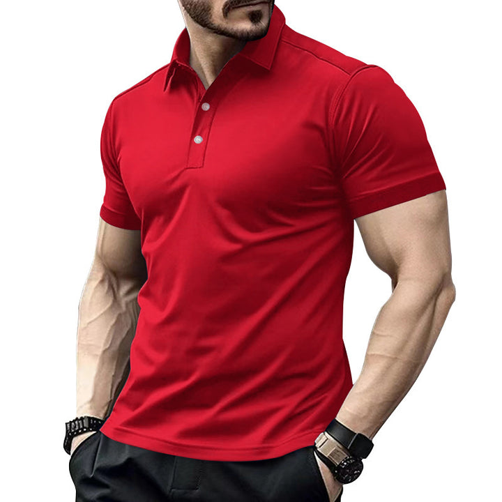 Herren Hochwertiges Kurzarm Poloshirt mit atmungsaktiver Technologie und modernem Schnitt Echoarchiv