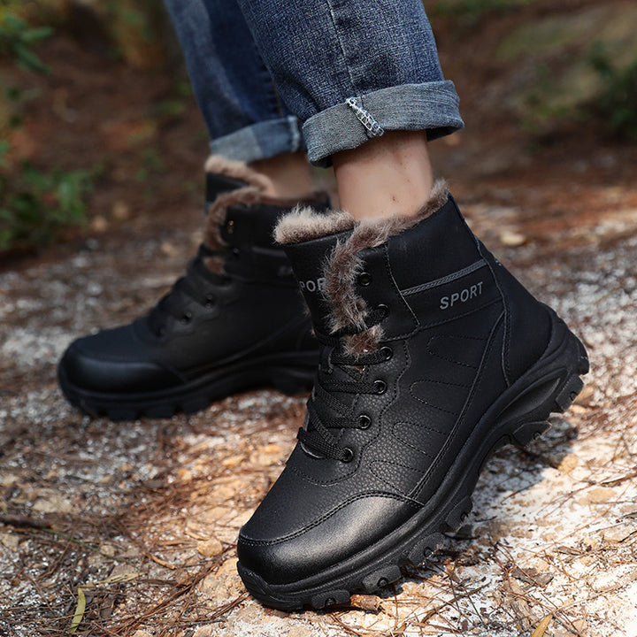 Damen Gefütterte Winter‑Wanderstiefelette mit Kunstfellfutter, knöchelhoher Schutz und rutschfester Profilsohle Echo Archiv