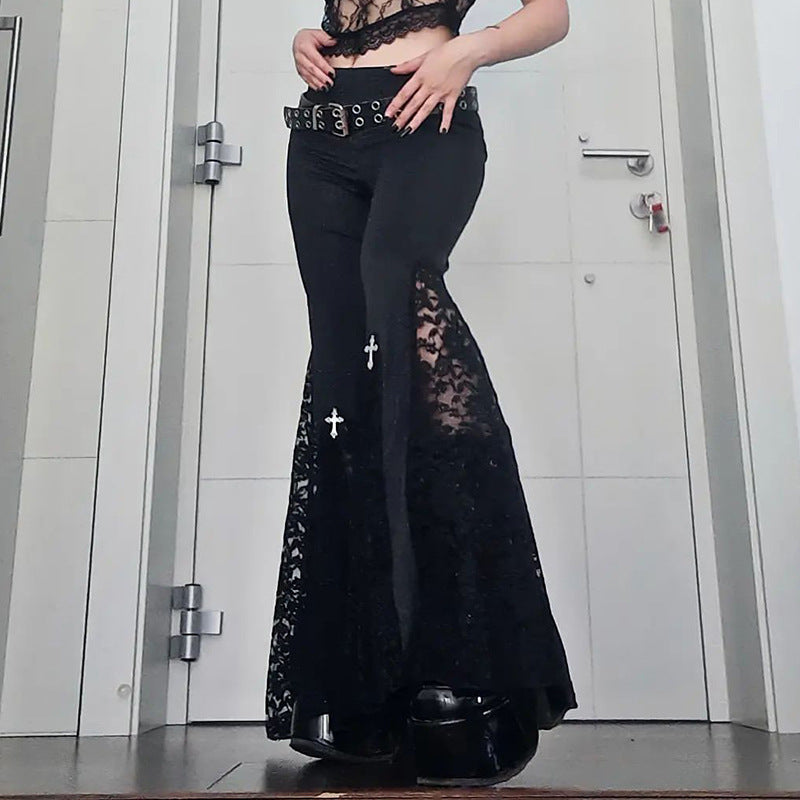 Damen figurbetonte Bluse mit Rüschendetails und Schnürung Echo Archiv