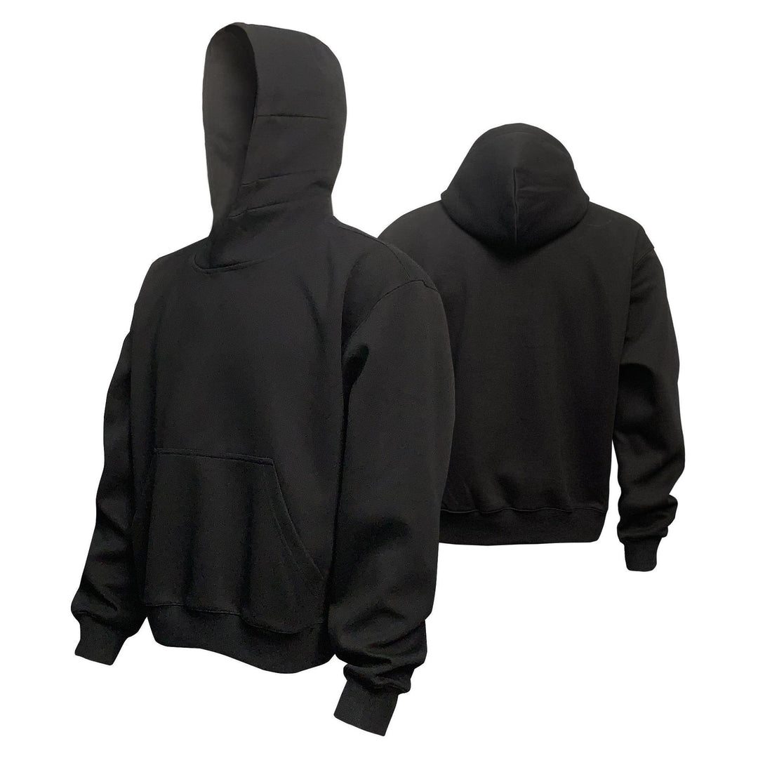 Unisex weicher Heavyweight-Oversize-Kapuzenpullover mit dreiteiliger Kapuze und verstärkter Kängurutasche Echo Archiv