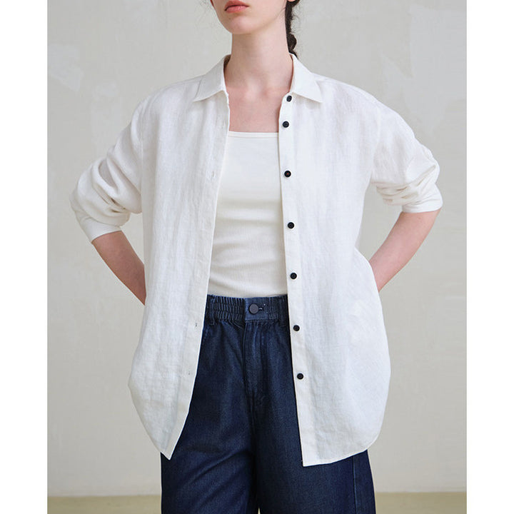 Damen Modische langärmlige Bluse Echoarchiv
