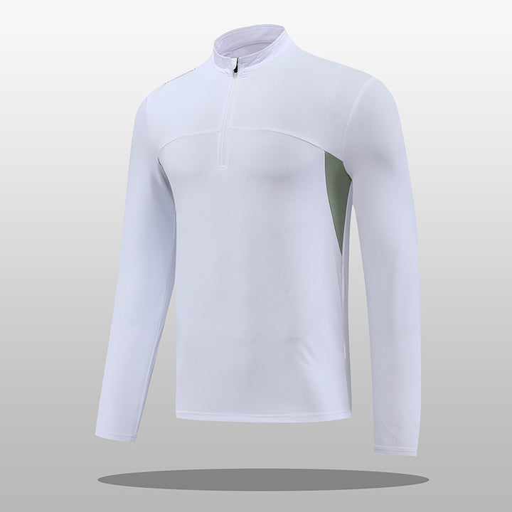 Herren Funktions-Thermoshirt mit Stehkragen und Reißverschluss Echoarchiv