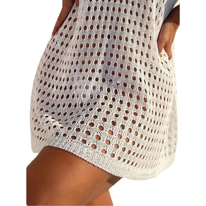 Damen transparentes Netzkleid mit Cut-Out-Details Echo Archiv