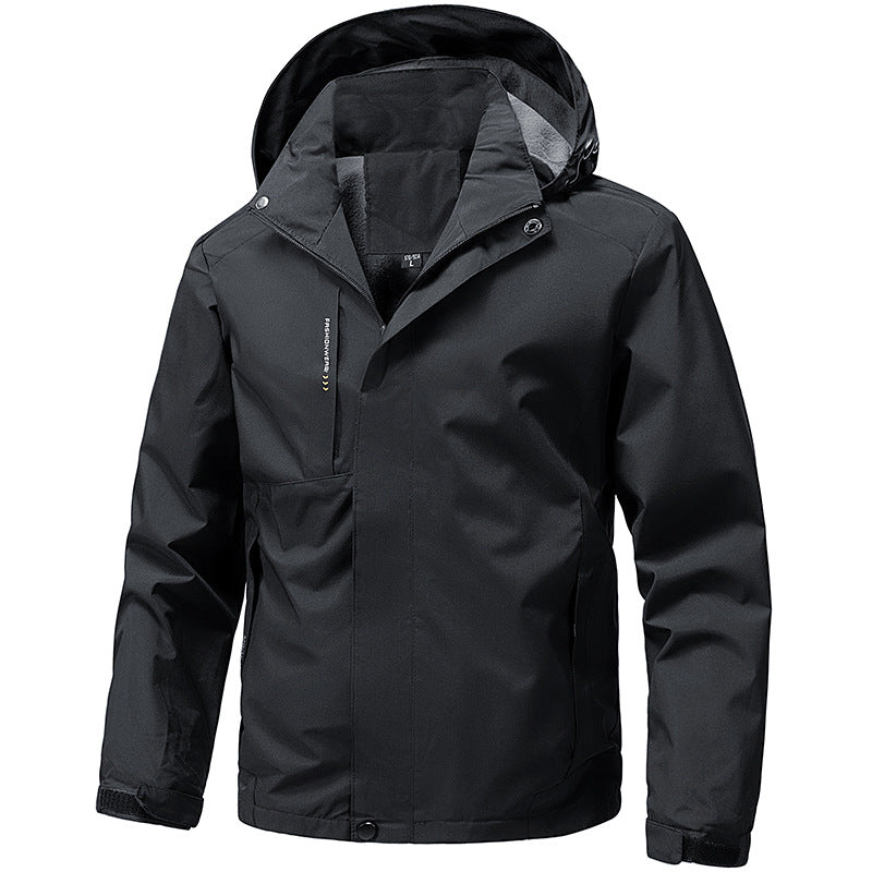 Herren Funktionsjacke mit abnehmbarer Kapuze Echo Archiv